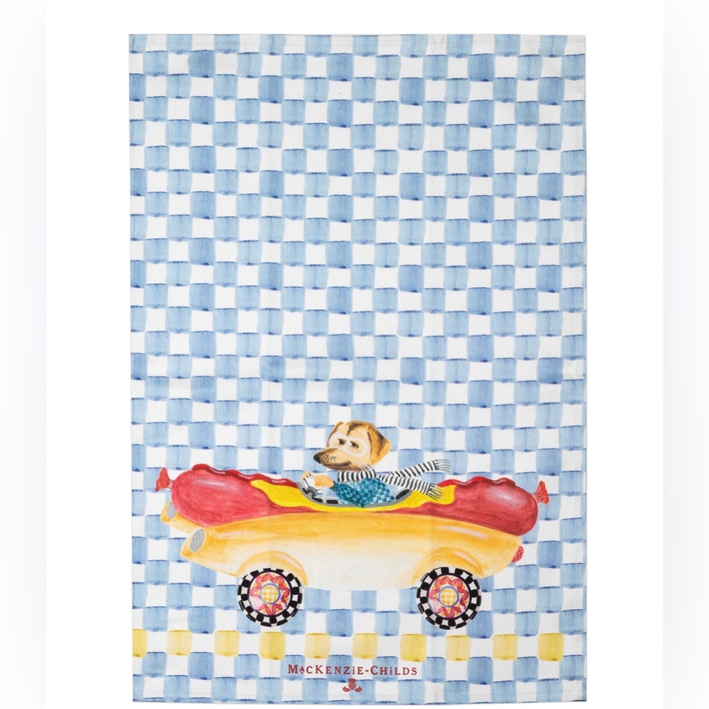 Mackenzie Childs Roadster Dish Towel